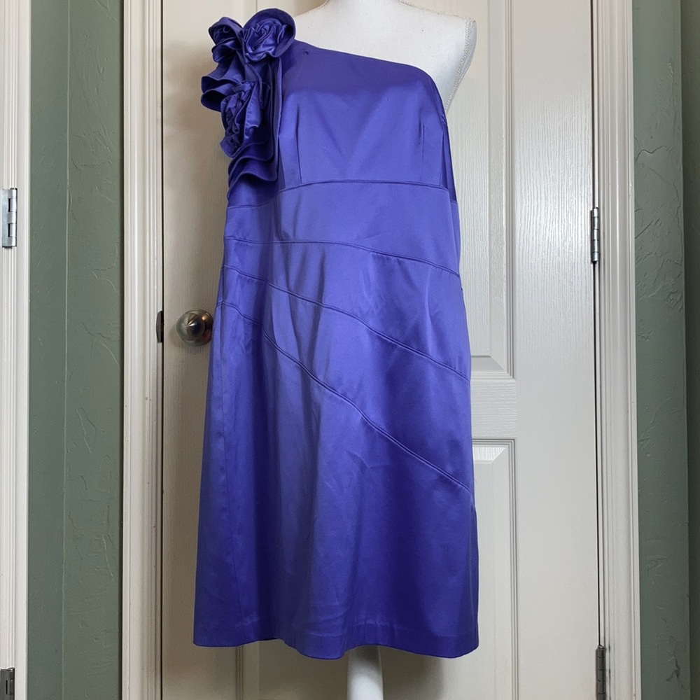Jessica Simpson One Shoulder Prom Formal Dress 20W